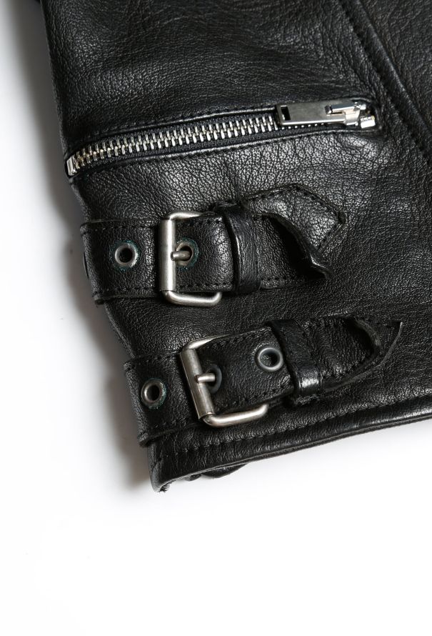 Céline Leather Biker Jacket - 6