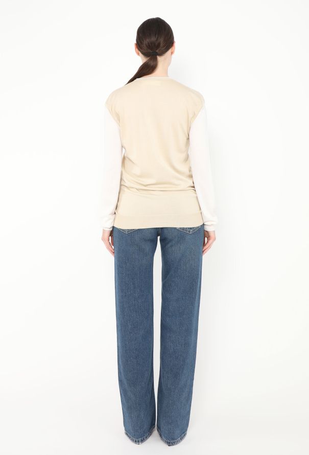 Céline Layered Cashmere Sweater - 4