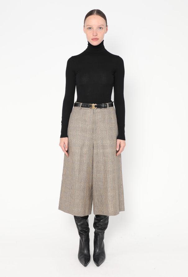 Céline 2019 Flared Prince of Wales Culottes - 2