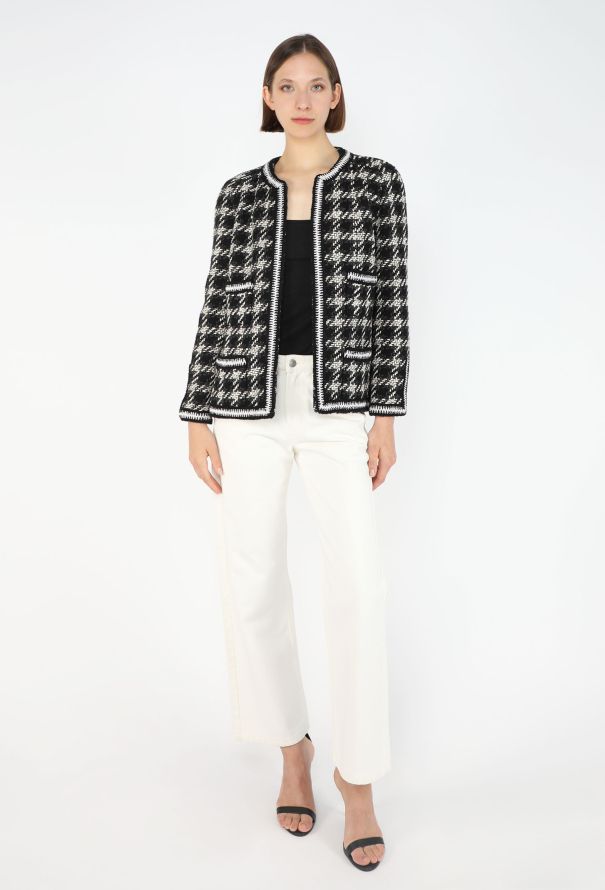 Chanel Houndstooth Tweed Jacket, F/W 1984 - 4
