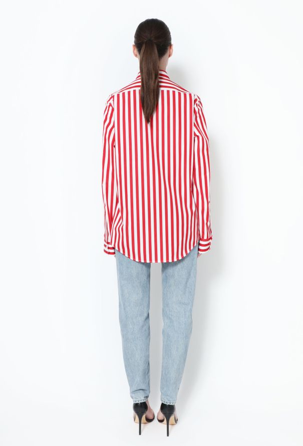 Céline 2021 Striped Cotton Shirt - 3
