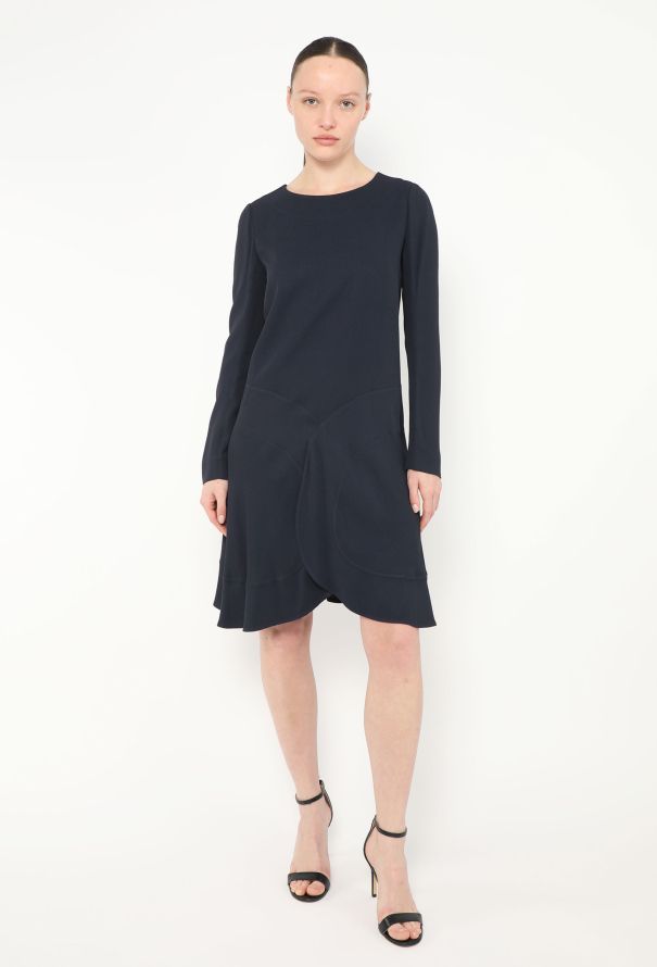 Chloé 2015 Scalloped Crêpe Dress - 1