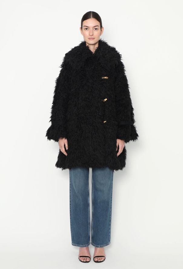 Céline Pre-Fall 2013 Faux Shearling Coat - 5