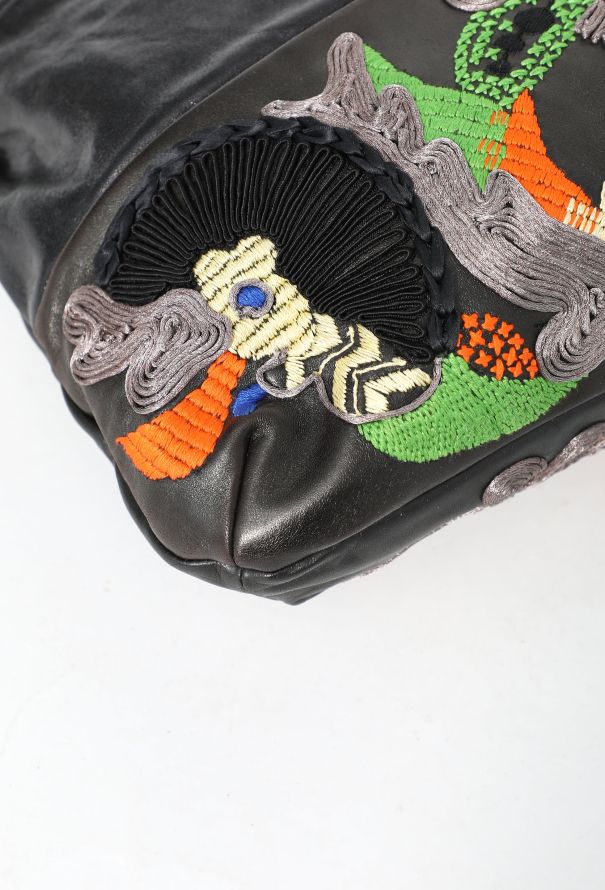 Chloé Embroidered Joan Bucket Bag - 7