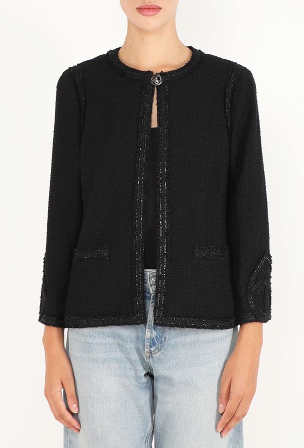 Chanel Tweed Classic Trim 'CC' Jacket - 1