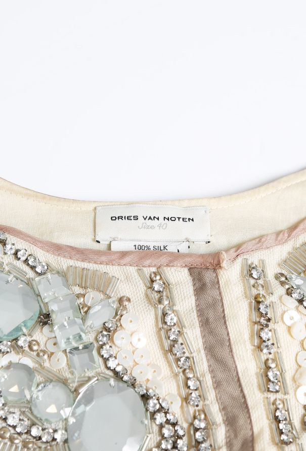 Dries Van Noten Stone Embroidered Bolero - 5