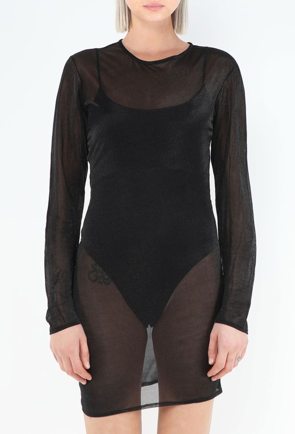 Helmut Lang 1991 Iridescent Lurex Sheath Dress - 2