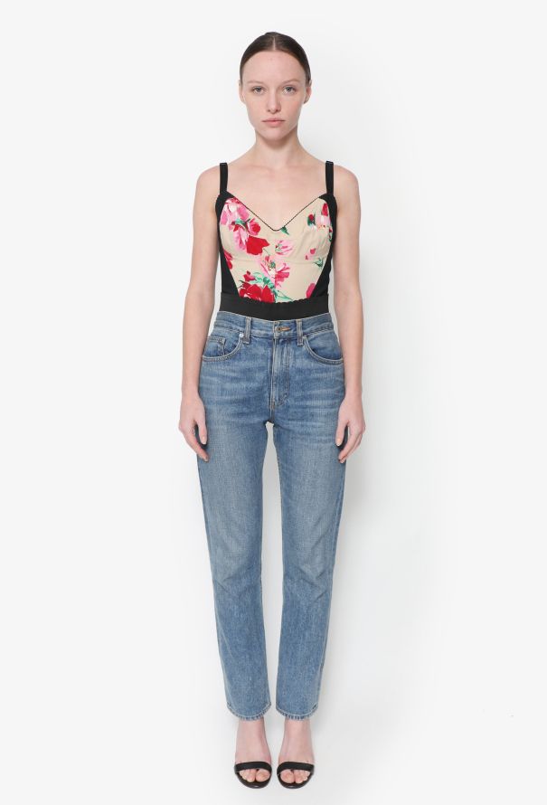 Dolce & Gabbana Floral Bustier Bodysuit - 2