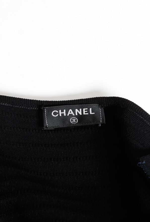 Chanel Knit Fitted Midi Dress - 4