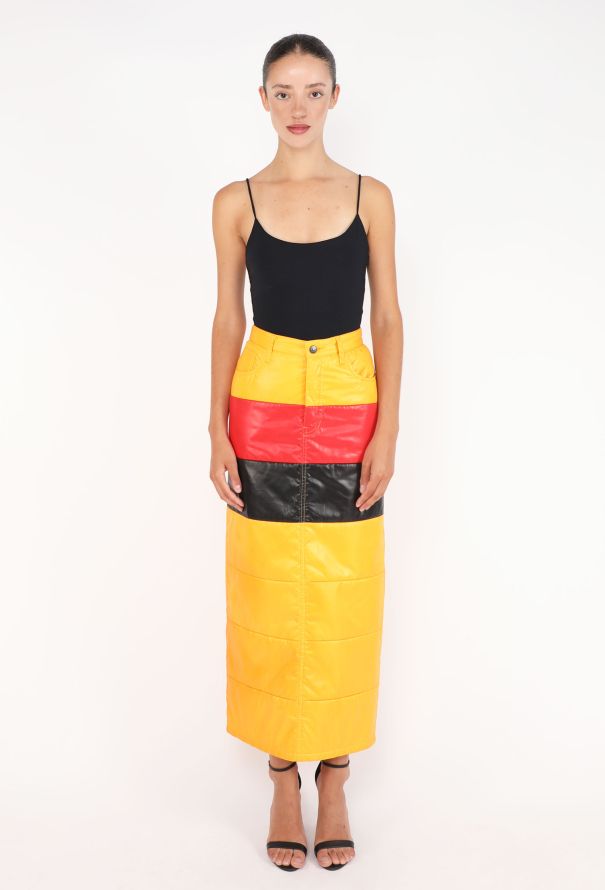 Junya Watanabe Color-Block Padded Skirt, F/W 2004 - 3