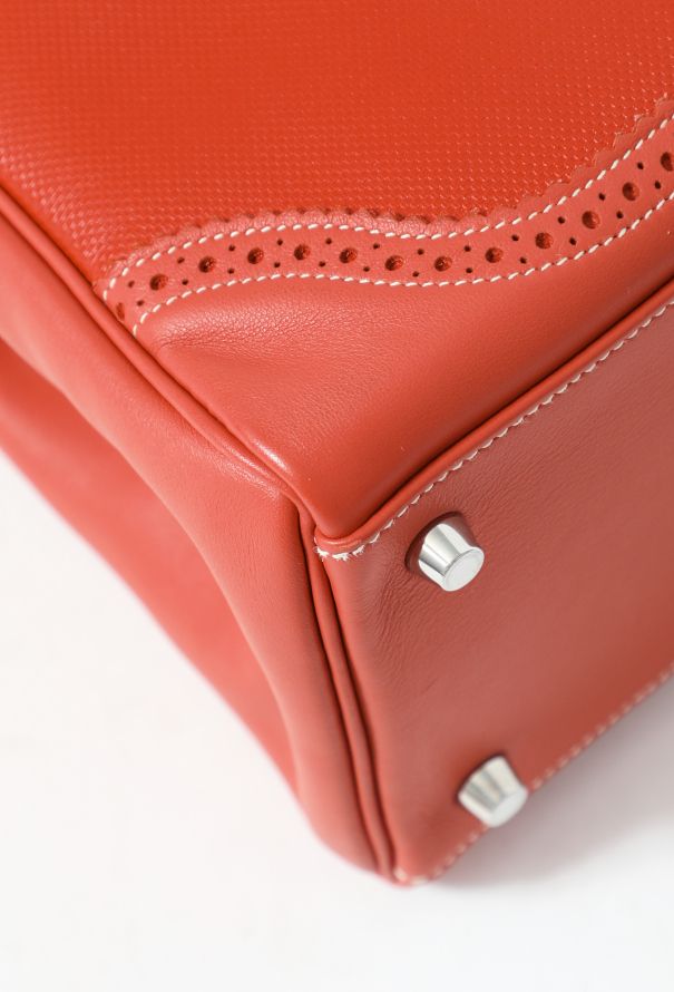 Hermès Limited Edition Sanguine Kelly Ghillies 35 - 13