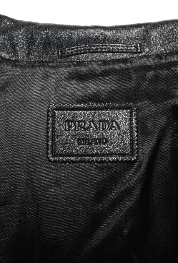 Prada Lambskin Notched Coat, 2019 - 7