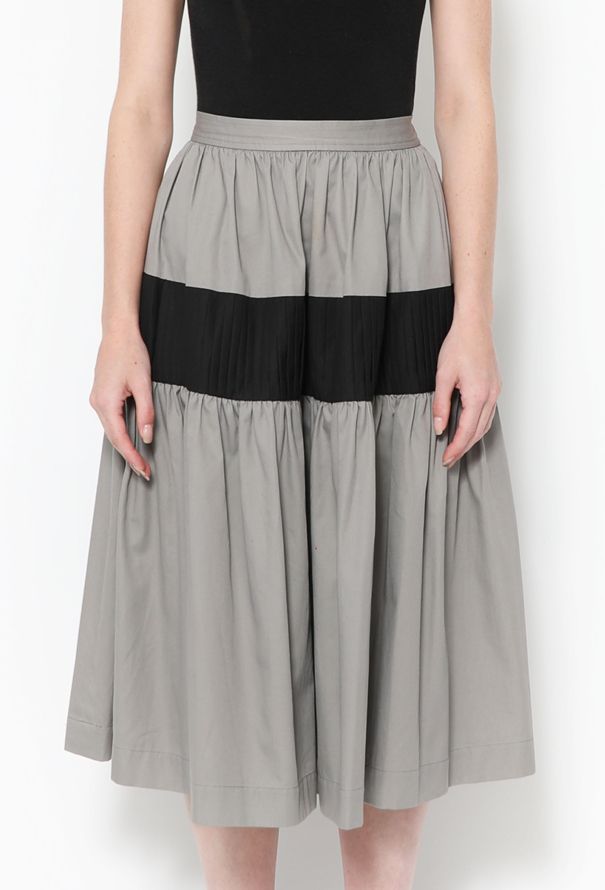 Saint Laurent Late '70s Cotton Peasant Skirt - 2