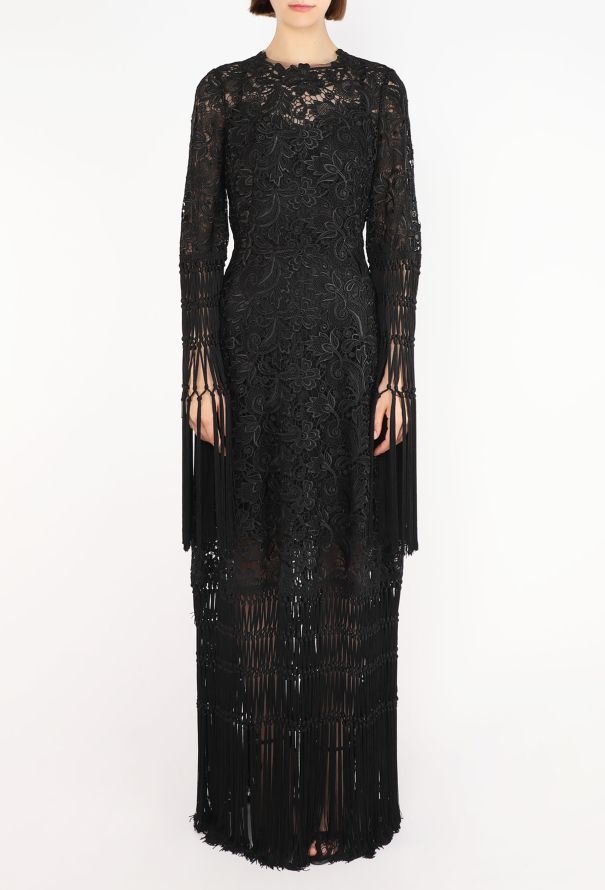 Dolce & Gabbana Macramé Lace Tassel Gown, 2015 - 5