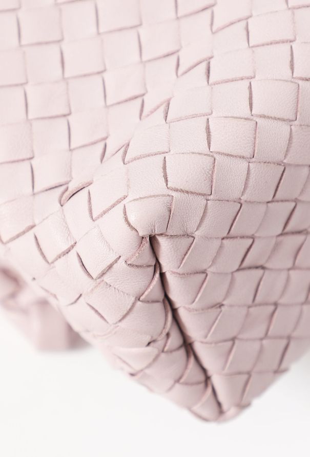 Bottega Veneta Olimpia Intrecciato Shoulder Bag Mauve pink - 9