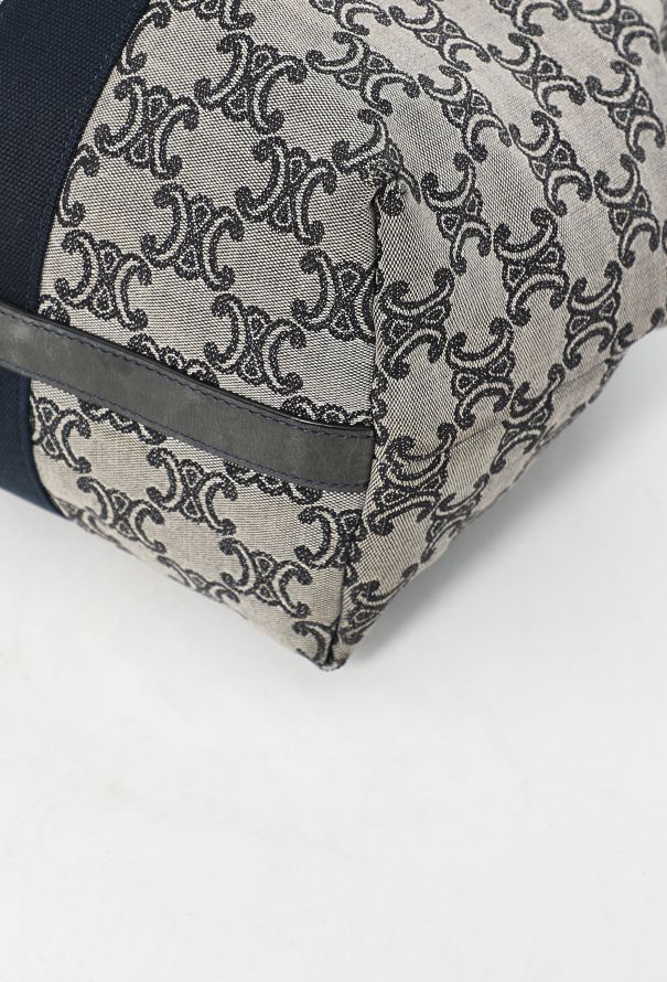 Céline Navy Triomphe Tote Bag - 8