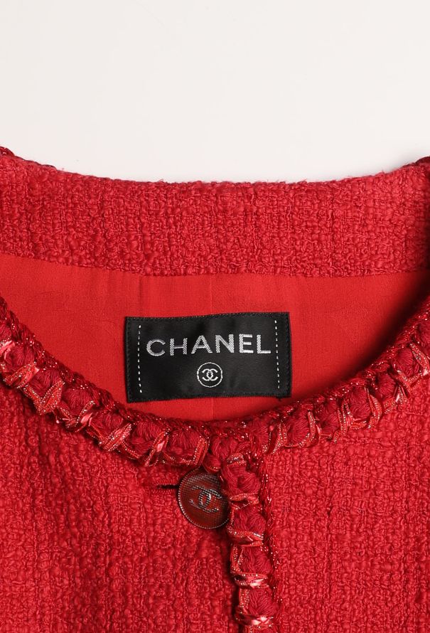 Chanel 2022 Tweed Braided Trim Dress - 5