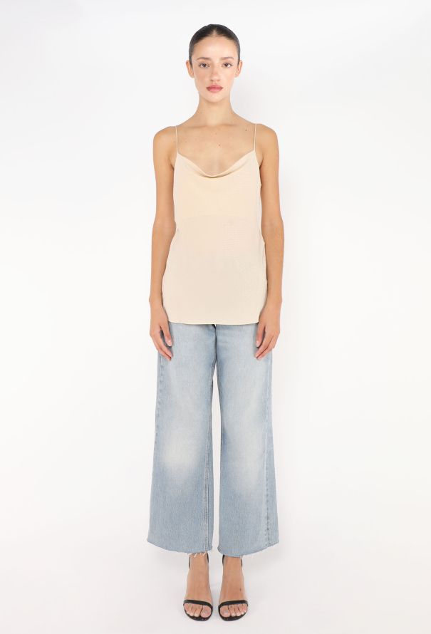 Céline 2021 Cowl-Neck Silk Camisole - 2