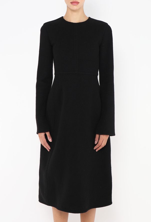 Céline Felted Cashmere Dress – Black (F/W 2015) - 3