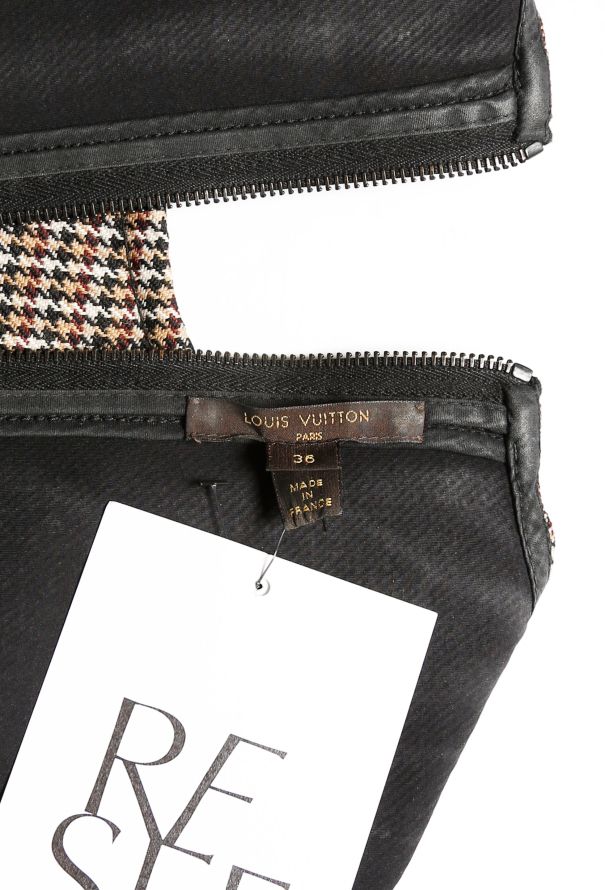 Louis Vuitton F/W 2014 Houndstooth Shift Dress - 5