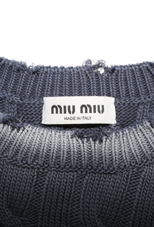 Miu Miu Cropped Cable-Knit Sweater, S/S 2022 - 7