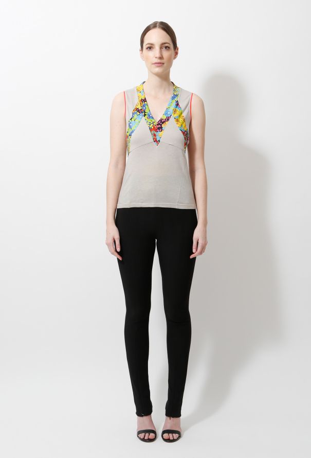 Balenciaga 2004 Floral Print Tank - 2