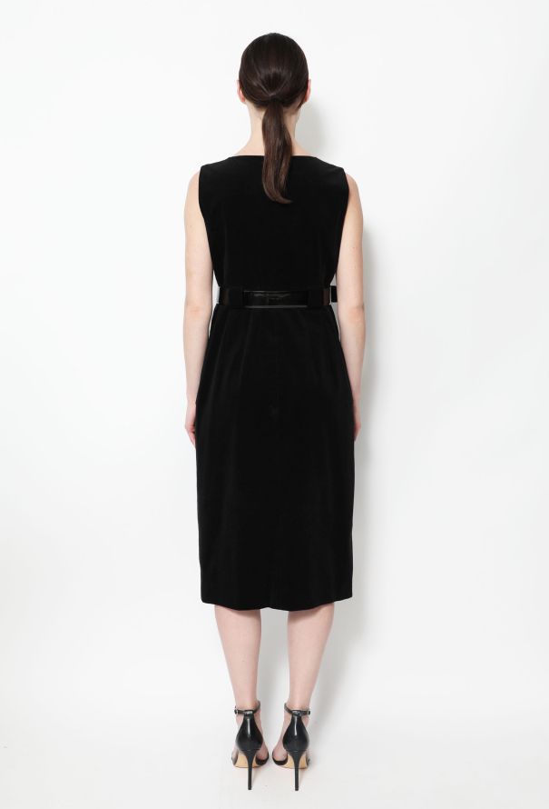 Chanel F/W 2007 Corduroy Belted Dress - 4