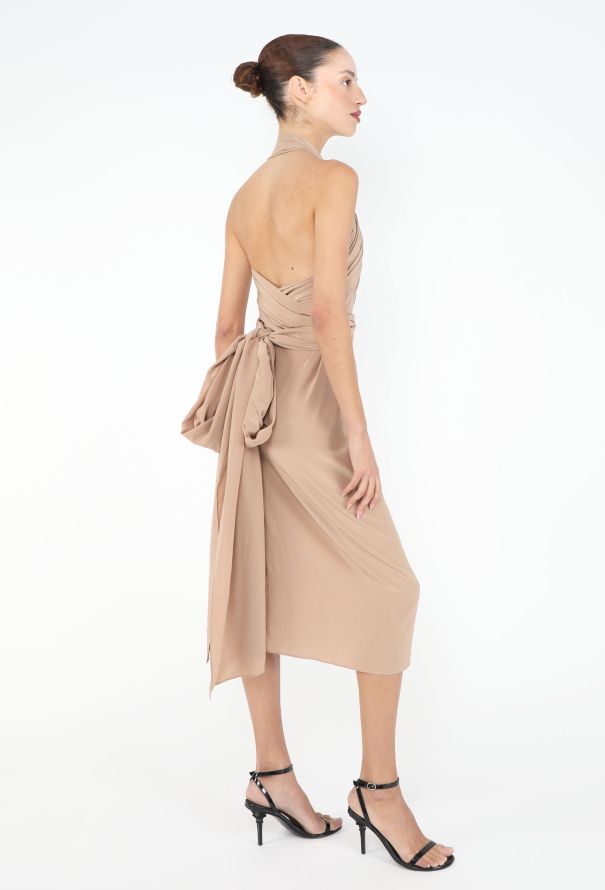 Saint Laurent RARE Spring 2002 Draped Sheath Dress - 5
