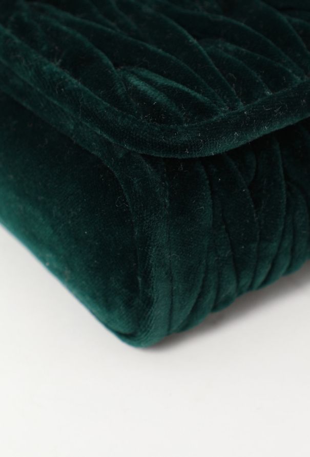 Miu Miu Velvet Quilted Club Bag - 7
