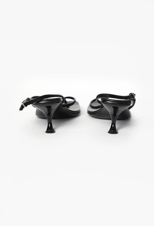The Row S/S 2021 Constance Pony Hair Sandals - 5