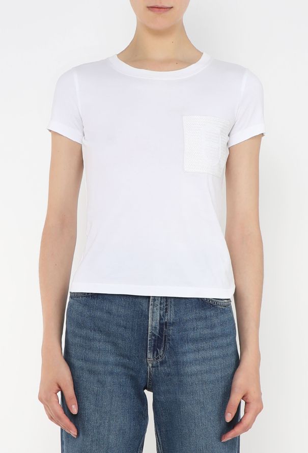 Hermès Cotton Embroidered T-Shirt - 1