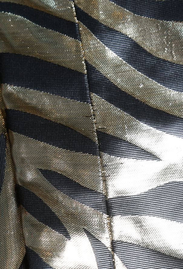 Rodarte S/S 2014 Metallic Smoking Blazer - 8