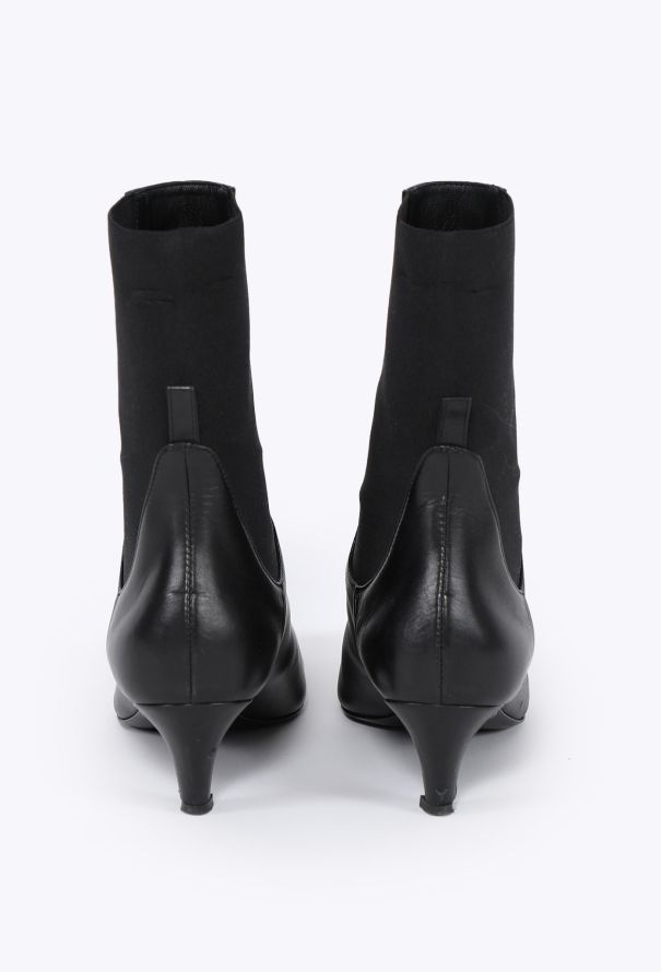 Toteme 2023 Mid-Heel Leather Boots - 4