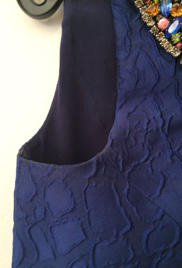 Fendi Royal Blue Jeweled Dress - 7