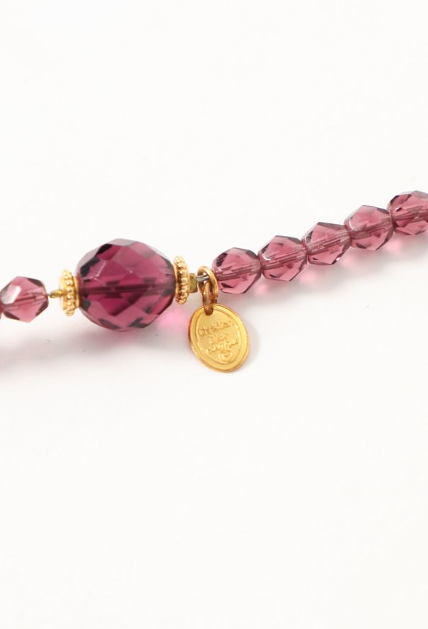 Dior Vintage Glass Beaded Necklace - 3