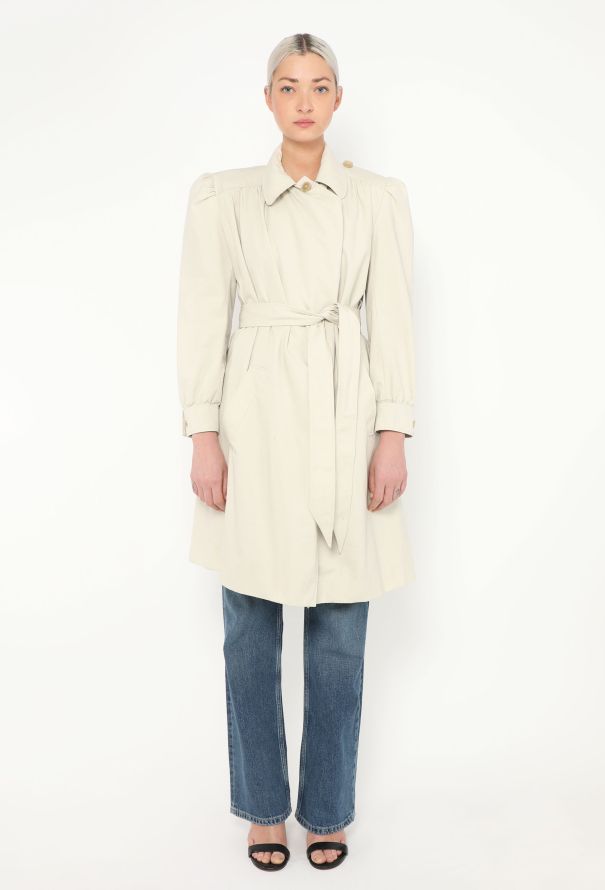 Balenciaga 2017 Belted Structured Trench - 2