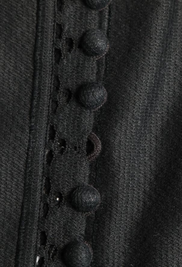 Valentino S/S 2012 Crochet Lace Dress Black - 12