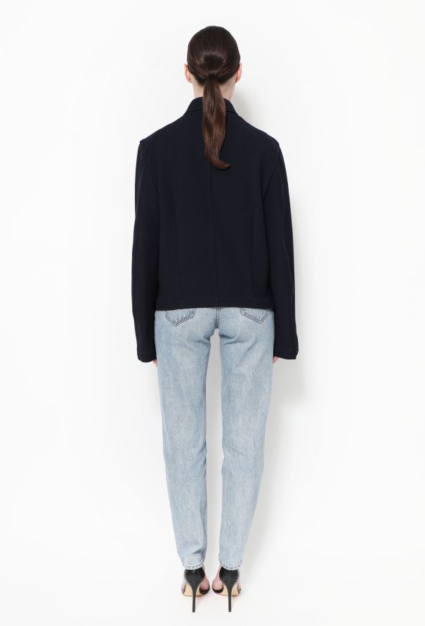 Céline Ribbed Twill Zip Jacket - 4