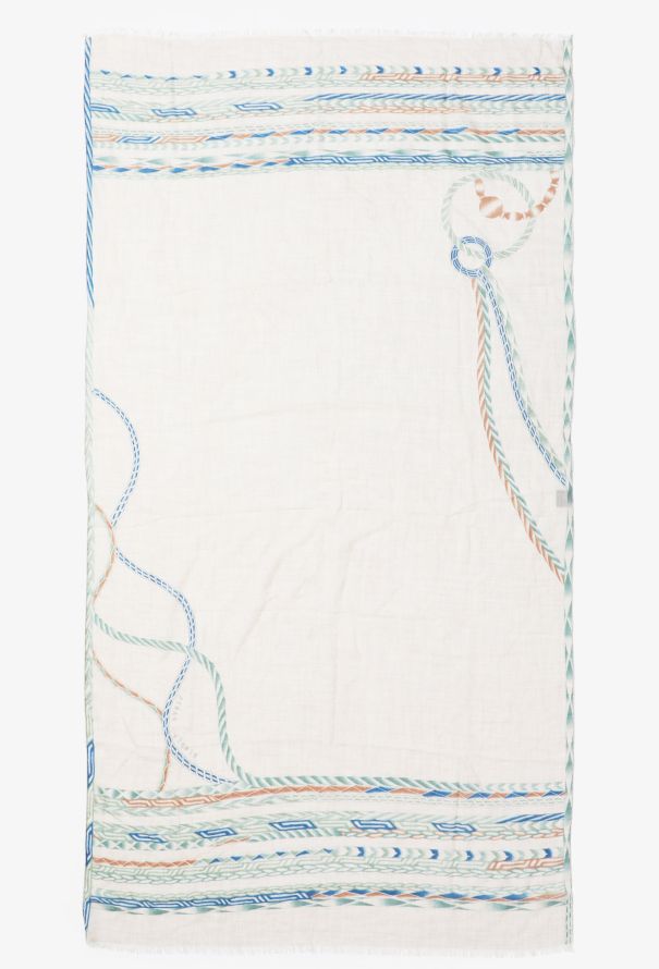 Hermès Cashmere Frayed Scarf - 1