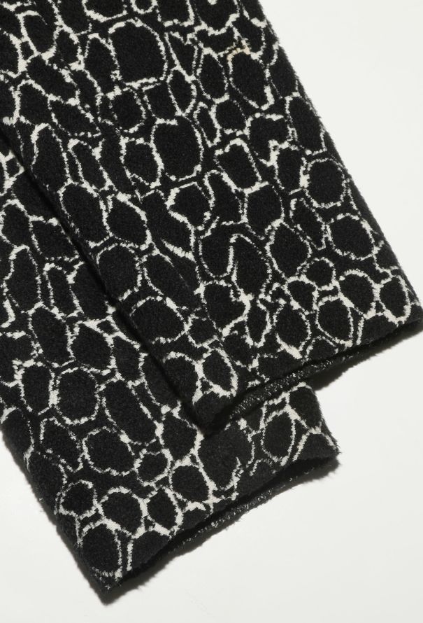 Alaïa F/W 2015 Graphic Chenille Dress - 6
