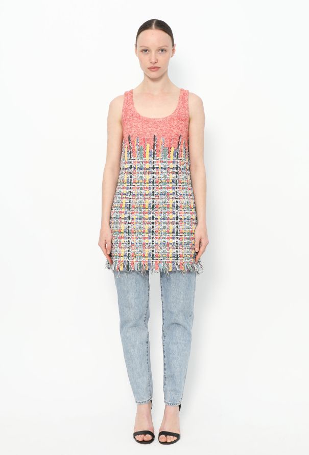 Chanel 2015 Lesage Tweed Fringe Tunic - 2