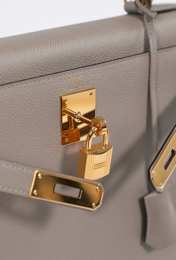 Hermès Gris Asphalte Epsom Kelly Sellier 28 - 17