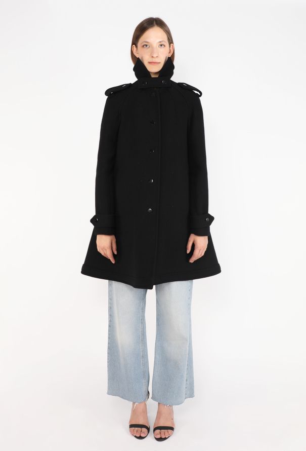 Balenciaga Flared Épaulette Coat, F/W 2003 - 4