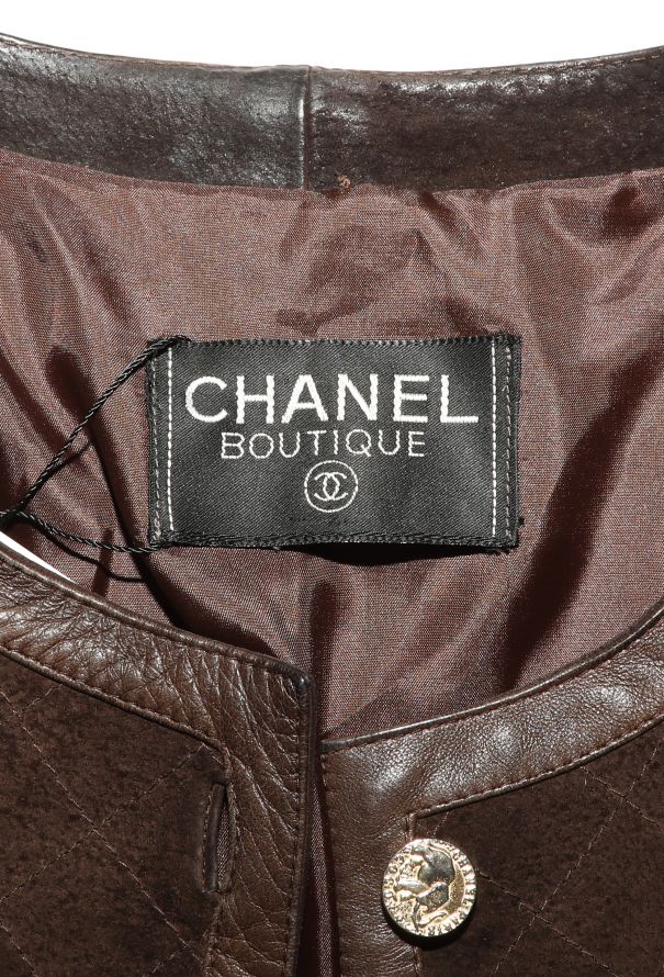 Chanel COLLECTOR F/W 1988 Quilted Suede Jacket - 8