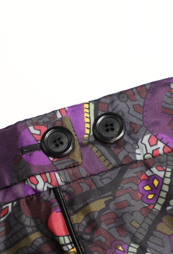 Louis Vuitton Pre-Fall 2009 Printed Satin Trousers - 8