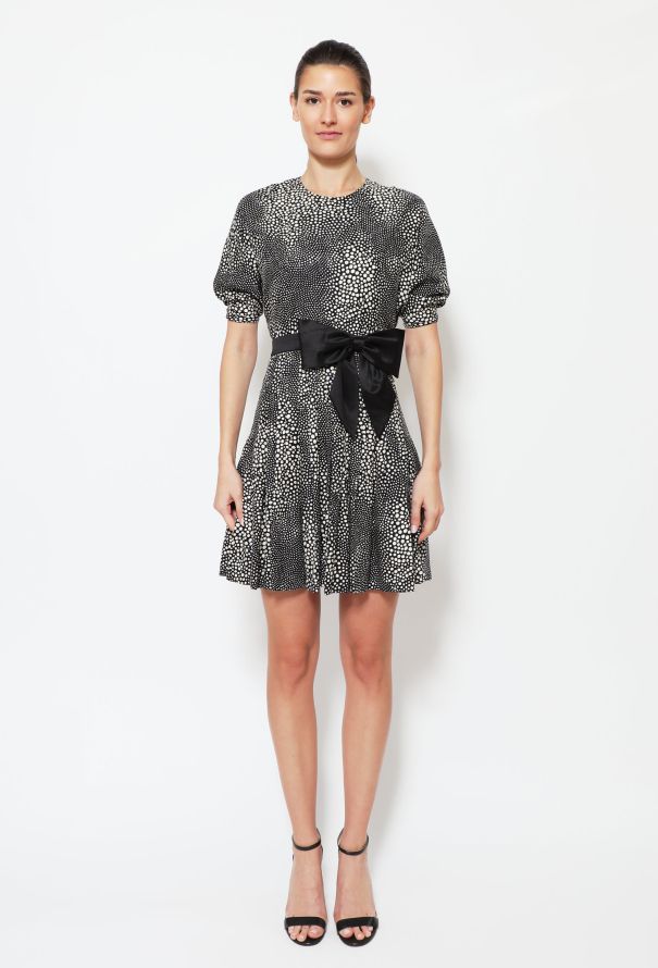 Azzaro F/W 2011 Silk Bowtie Dress - 1