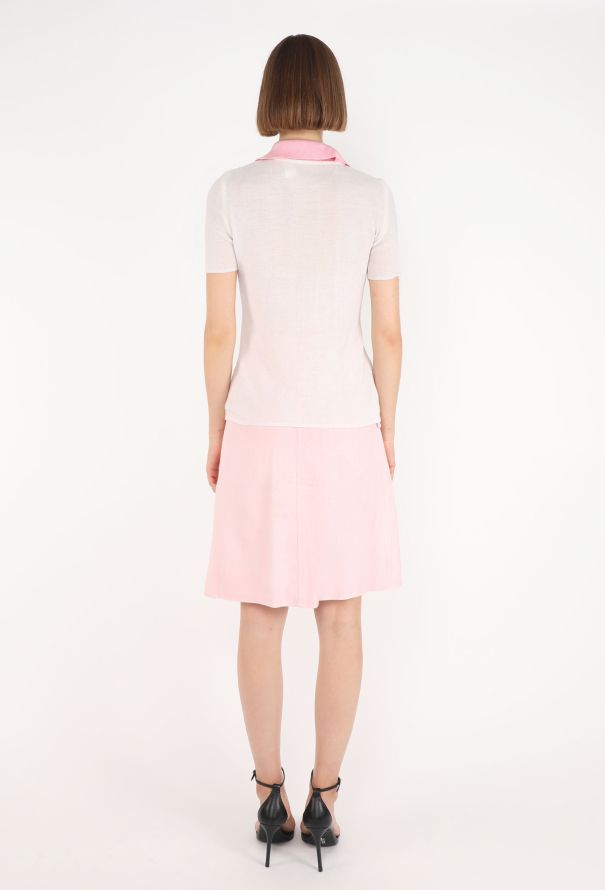 Courrèges Bicolor Mod Skirt Ensemble, 1960s - 6