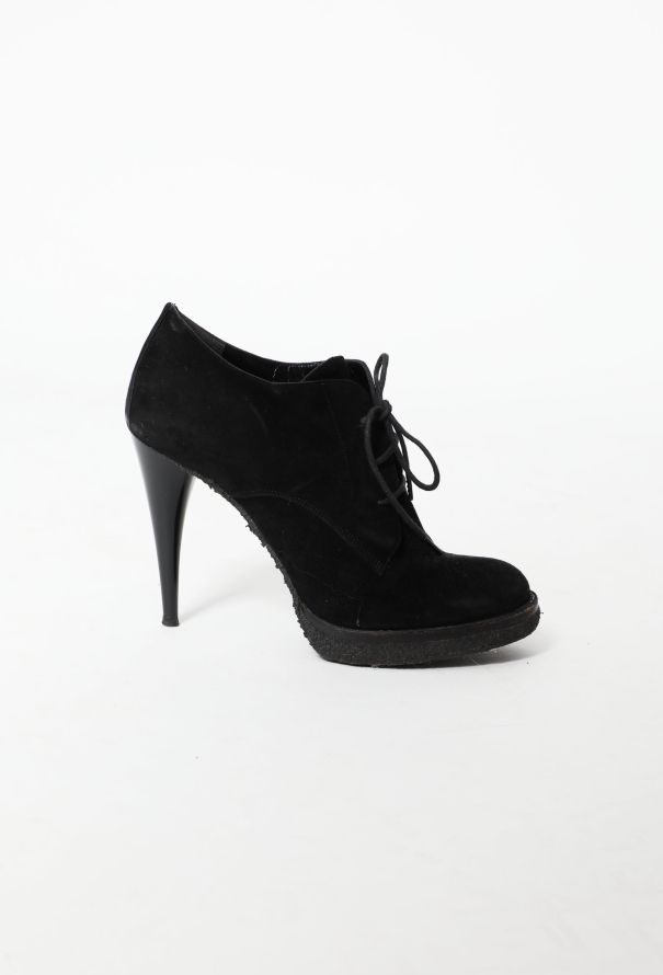 Balenciaga Suede Lace-Up Pumps - 1