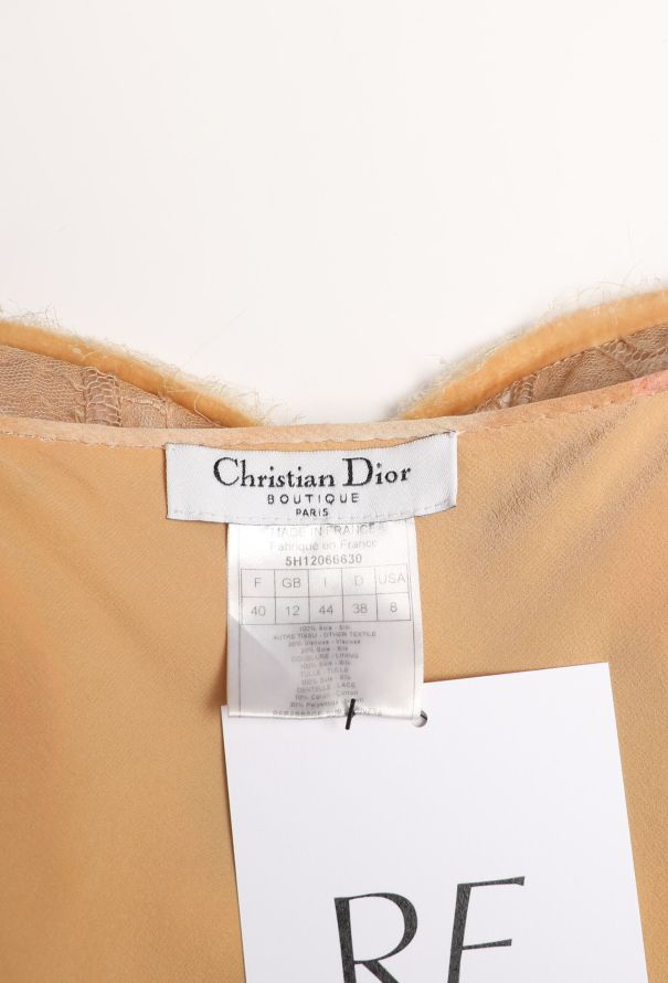 Dior F/W 2005 Draped Chiffon Dress - 7
