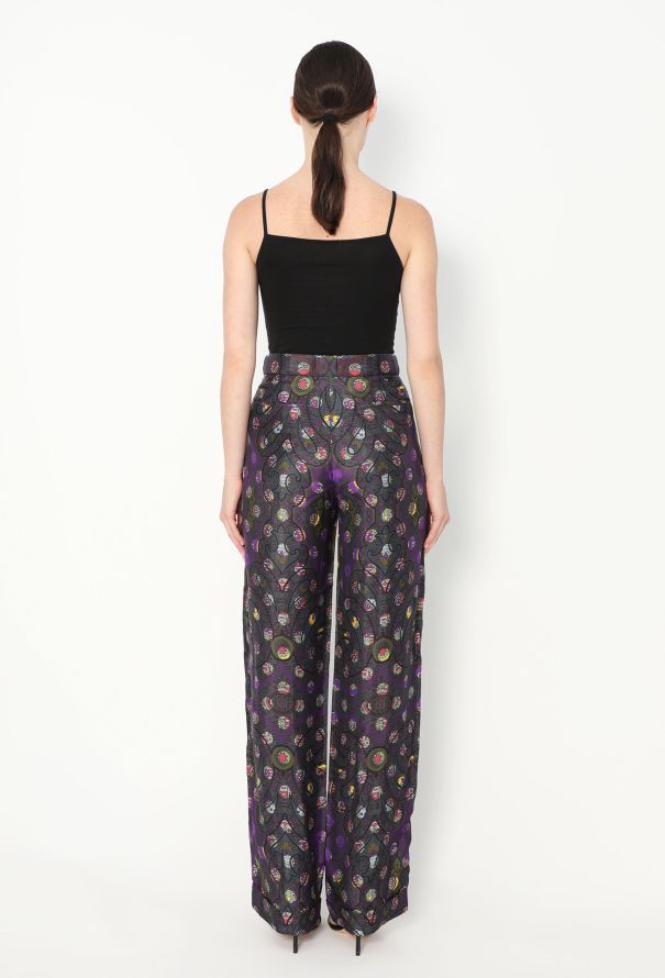 Louis Vuitton Pre-Fall 2009 Printed Satin Trousers - 6